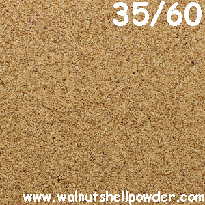 Mesh Size 35/60 Crushed Walnut Shells